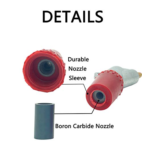 Sandblaster Gun Kit With Boron Carbide Nozzle Water/Wet Abrasive Sandblasting Gun For Dust Removal Portable Soda Sand Blaster Gun Set (6Mm) #TOP2