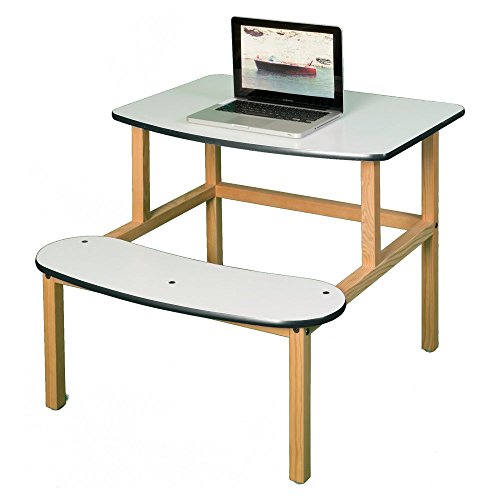 Wild Zoo Student Desk for 1 or 2 Kids - White
