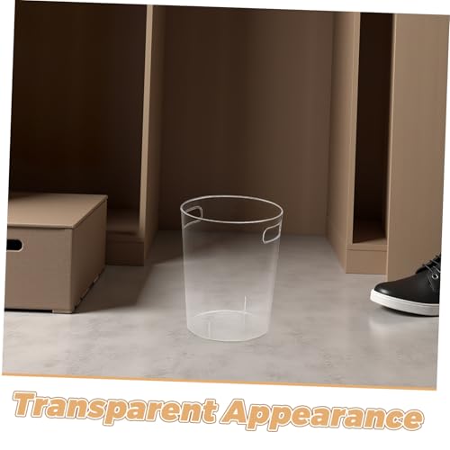 Caneca Transparente Ovalada de Plástico PET 22x19x16 cm miniatura 3