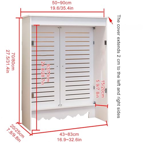 Cache-radiateur horizontal pour cacher un radiateur encombrant - 3