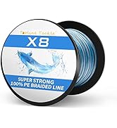 Supered Strength 8 Strands Braided Fishing Line, Abrasion Resistant Braided Lines, Zero Stretch& ...