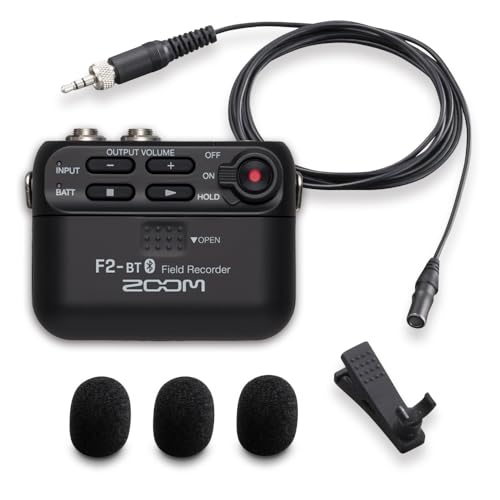 Amazon | ZOOM ズーム 超小型 フィールドレコーダー F2-BT/B 32bit