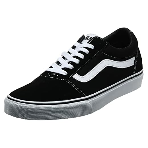 Vans Ward Suede/Canvas, Zapatillas, Black/White Iju, 38 EU