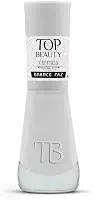 Esmalte New Top Beauty 9Ml Cremoso - 356 - Branco Paz, Top Beauty, 356/Branco Paz