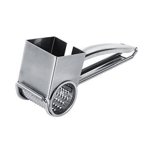 Rallador rotatorio manual de queso de acero inoxidable miniatura 3