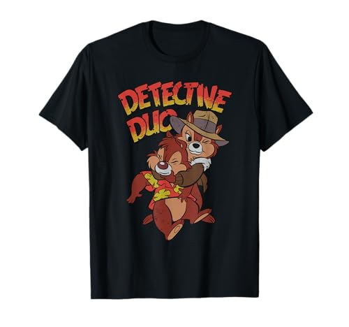 Disney Retro Chip n' Dale Rescue Rangers Detective Duo T-Shirt