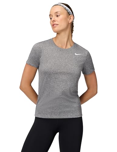 Nike Womens Dri-Fit Legend T-Shirt Black/Pure/Heather/White Small