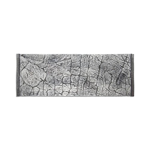 Tylna ścianka do akwarium 3D cienka imitacja łupka szara 100 x 40 / 97 x 36 cm tło akwariowe