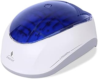 iHelmet Laser Hair Growth Helmet - FDA Cleared Laser Cap Hair Regrowth Devices with Intelligent APP Control for Men & Women, Hair Loss Treatments - 160 Laser Beads Alopecia Therapeutic Devices Blue