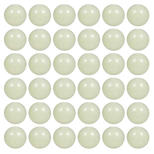Healifty Glow in The Dark Acrylic Beads 200 Pack 10Mm Luminous Round Beads for DIY Jewellery Making Bracelet Necklace Craft Accessories