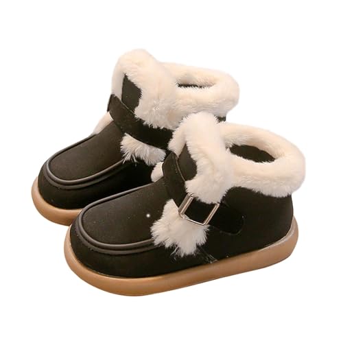 Girls Platform Snow Boots Winter Boots F𝐮r Snow Boots Ankle Booties Fuzzy Warm Boots For Toddler Kids Slip On Boots