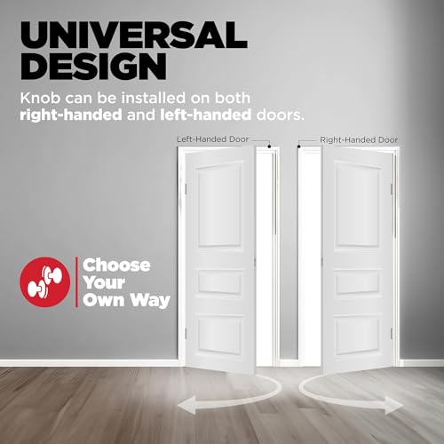 Image of Kwikset Maven Interior Privacy Door Knob with Lock, Round Door Handle for Bathroom and Bedroom, Satin Nickel Keyless Turn Lock Doorknob, with Microban Protection