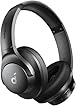 soundcore by Anker Q20i Hybrid Active Noise Cancelling Foldable Headphones, Wireless Over-Ear Bluetooth, 40H Long ANC Playtime, Hi-Res Audio, Big Bass, Customize via an App, Transparency Mode (Black)