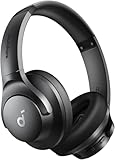 soundcore by Anker Q20i Hybrid Active Noise Cancelling Foldable Headphones, Wireless Over-Ear Bluetooth, 40H Long ANC Playtime, Hi-Res Audio, Big Bass, Customize via an App, Transparency Mode (Black)