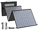Produktbild NTONPOWER Solarpanel Faltbar 100W, 5V~18V Monokristallin Solarmodul mit USB/DC Ausgang, Tragbar Solar Panel Hohe Effizienz Solartasche für Outdoor Camping