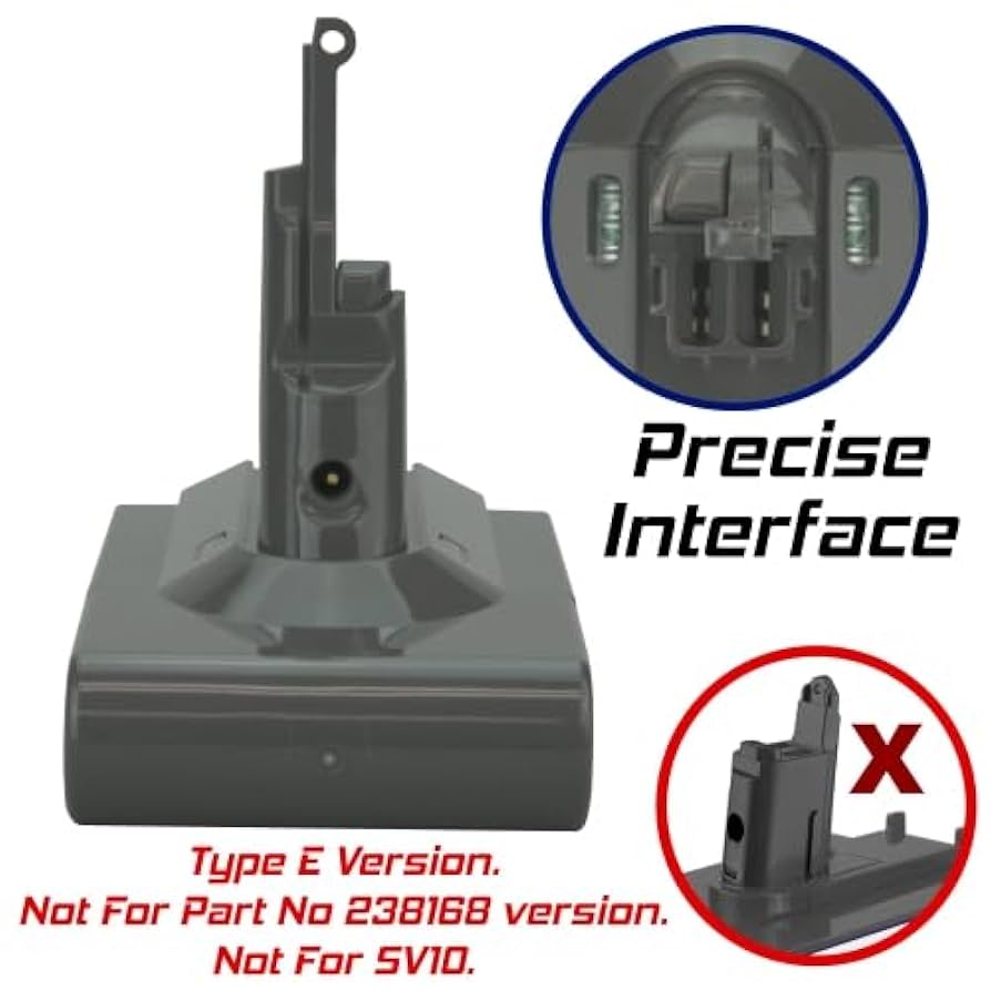 Dyson - 新品バッテリーDyson absoulute Amazon.com: 21.6V 3000MAH V8 Battery Replacement for Dyson