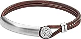 Fossil Armband für HerrenMaterial: Leder, Farbe: braun glänzend