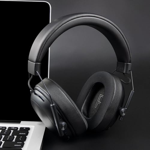 Almohadillas refrigerantes SOULWIT para auriculares gaming Razer BlackShark V3 y BlackShark V3 X HyperSpeed inalámbricos, con tela de seda helada y espuma viscoelástica de alta densidad - Negro miniatura 6