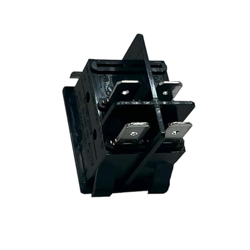 Generic WRG32F2FBBNN Rocker Switch On/Off 16A 125V Dpst .250 Tab Panel Mount Snap-In Black thumb #2