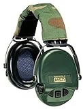 MSA 10153220 Supreme Pro-X Earmuff with Black Headband, Green Cups