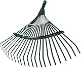 SGerste 22 Teeth Heavy Duty Steel Metal Rake Head Lawn Leaves Garden - Garden Tools
