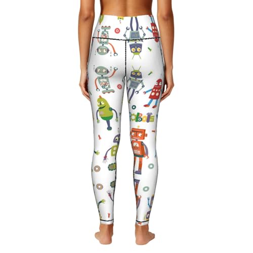 Leggings de robots para mujer perfectos para fitness y tus rutinas diarias de gimnasio 4