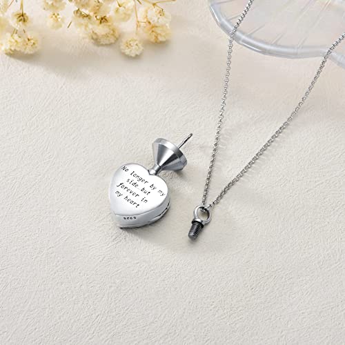 Personalized Heart Urn Locket Necklace for Ashes and Pictures 925 Sterling Silver Customized Locket Cremation Necklace for Ashes Memorial Keepsake Jewelry for Women 6