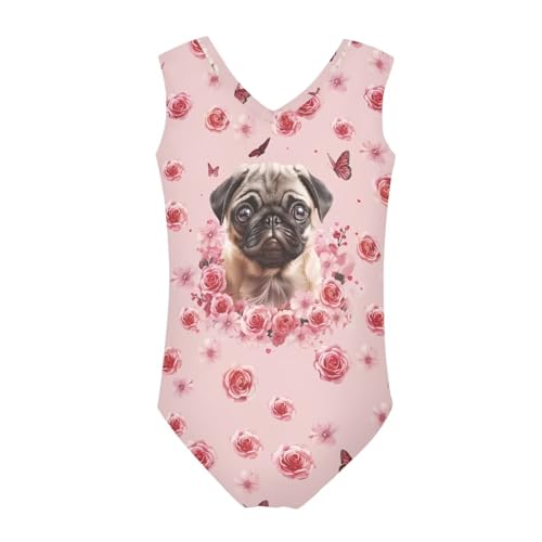 INSTANTARTS Gymnastics Leotards Girl Dinosaur Dancewear Activewear Quick Dry2