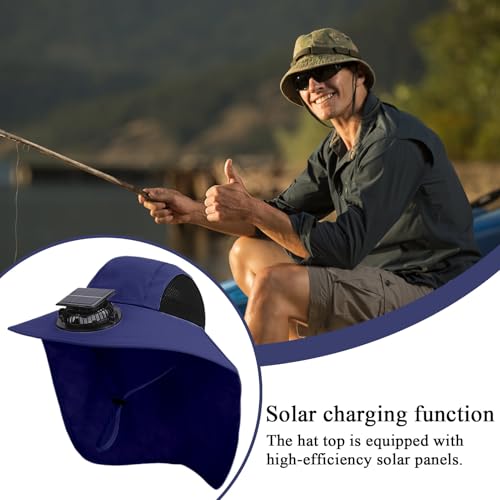 Chapeau de soleil à ventilateurs : solution contre la chaleur en rando