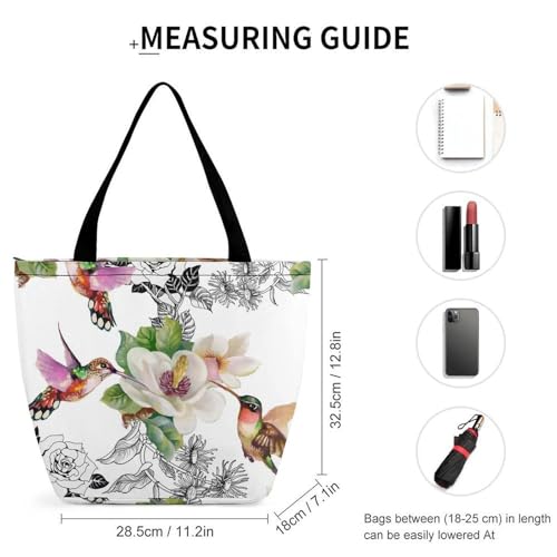 Sac à main fleurs et oiseaux une touche de poésie dans votre routine - 2