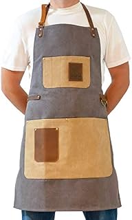 BBQ Butler BBQ Grill Apron - Adjustable Canvas Cooking Apron - XXL