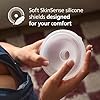 Philips Avent Hands-free Large Breast Shields (28mm) and Inserts (26mm) for Electric Breast Pump, Unique SkinSense Shields, Compatible With Hands-Free Collection Cups, SCF556/62