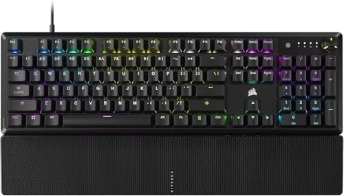 CORSAIR K70 CORE RGB Mechanical Wired Gaming Keyboard with Palmre...