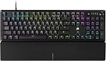 CORSAIR K70 CORE RGB Clavier mécanique de jeu filaire avec Palmrest – Préludées MLX Interrupteurs linéaires rouges, SOCD, ABS Casques-clés à double touche, abaissement du son, cadran de contrôle des médias, QWERTY NA – noir