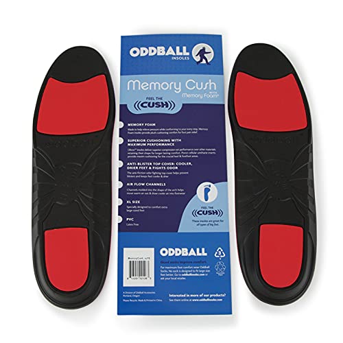 Plantillas Oddball Memory Foam para hombre talla 14-18 miniatura 5