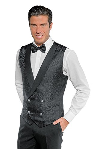 Isacco - Gilet unisex doppiopetto damasco