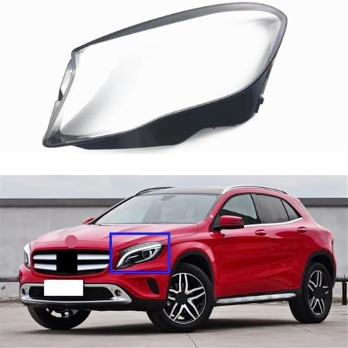 Lentille de phare pour Benz GLA W156 2015-2017 en verre transparent - 2