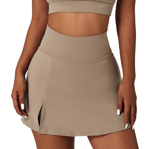 Short en coton femme taille haute à volants style jupe courte fluide