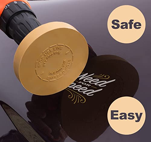 S SATC Decal Remover Eraser Wheel 2Pack Rubber Wheel Eraser with Drill Adapter Kit Car Emblem Pinstripe Graphics Stickers and Vinyl Removal Tool Adhesive Remover Wheel Air Tool for Drill