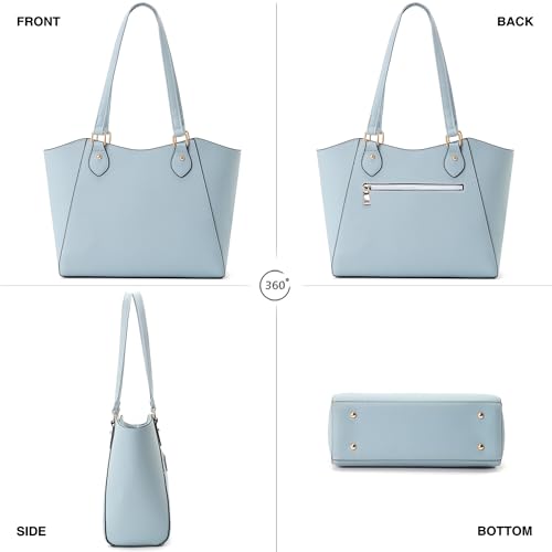 Image of CHICAROUSAL Tote Handbags Purses for Women PU Leather Womens Shoulder Bag | Large Tote Bag for Women, Shoulder Purse, Vegan Leather Purses for Women, Women's Handbags