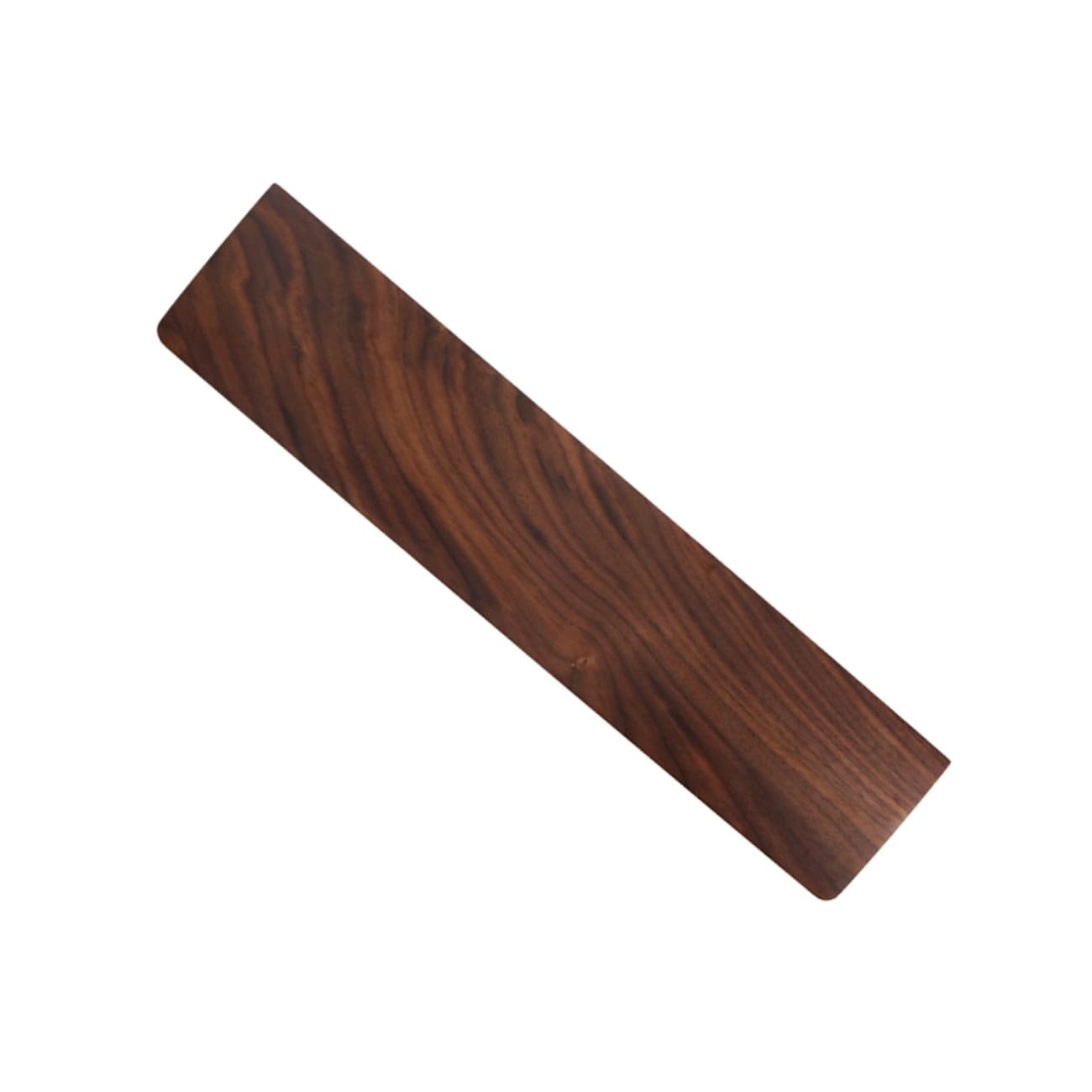 KOMBIUDA Ergonomische Handgelenkauflage aus Walnussholz und Feiner Verarbeitung 440x80mm mit Natürlicher Maserung für Komfortables Arbeiten Am Computer