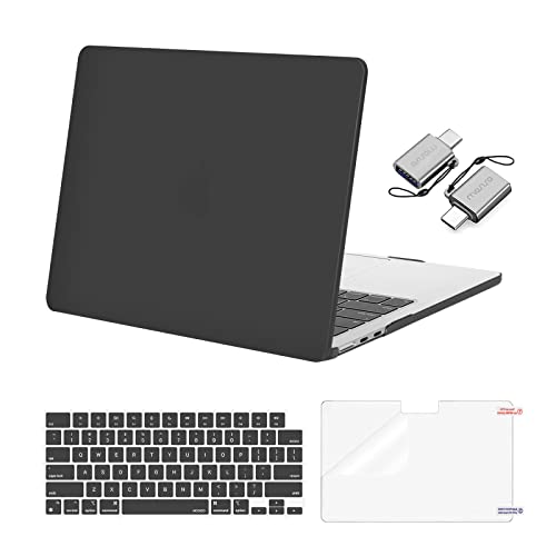 Image of MOSISO Compatible with MacBook Air 13 inch Case M5 2026 M4 2025 M3 M2 2024-2022 A3449 A3240 A3113 A2681, Hard Shell&Keyboard Cover&Screen Film&Type C for MacBook Air 13.6 inch Case, Slate Gray
