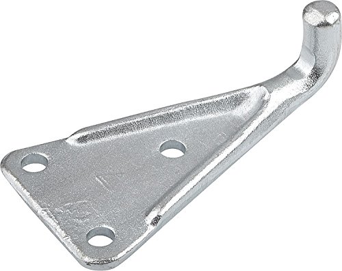 Image of Kipp 05560-91851201 Steel Clamp for Adjustable Latch, Heavy-Duty Model, Style A, Galvanized and Blue Chromated Finish, Metric