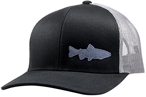 LINDO Trucker Hat - Trout Fishing 2.0 (Black Gray)