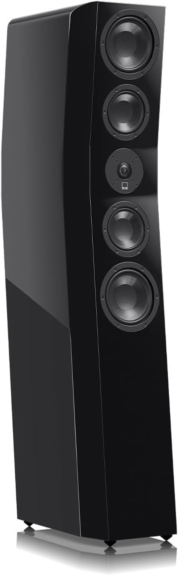 SVS Ultra Evolution 3 Way Tower Speakers with Quad 5.5 Inch Woofers - Pair (Piano Gloss Black)
