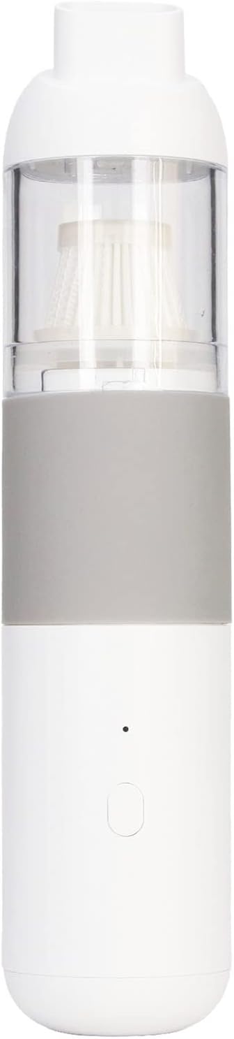 Handheld Vacuum Cordless Rechargeable 20K Pa Suction Air Duster for Computer Car Keyboard (White and Gray)