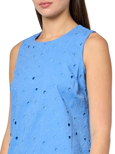 Image of Tommy Hilfiger Women's Sleeveless Meadow Eyelet Shift Dress