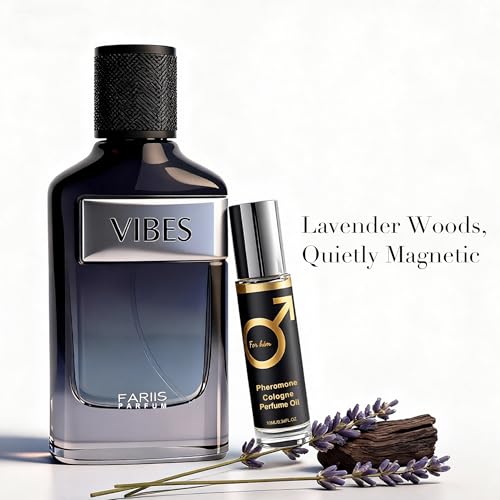 Image of AFLUXE Luxury Cologne for Men, Fresh Citrus and Aromatic Lavender with Deep Woody Musk, Long Lasting Eau de Parfum, Fragrance Pheromone