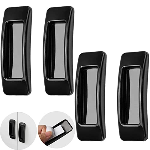 4 Piezas Manija de Ventana Auxiliar, Manija Autoadhesiva para Gabinete, Manija Autoadhesiva para Cajón, para Baño, Vidrio, Puertas y Ventanas, Cajones de Tocador, Gabinetes, Refrigeradores Cover