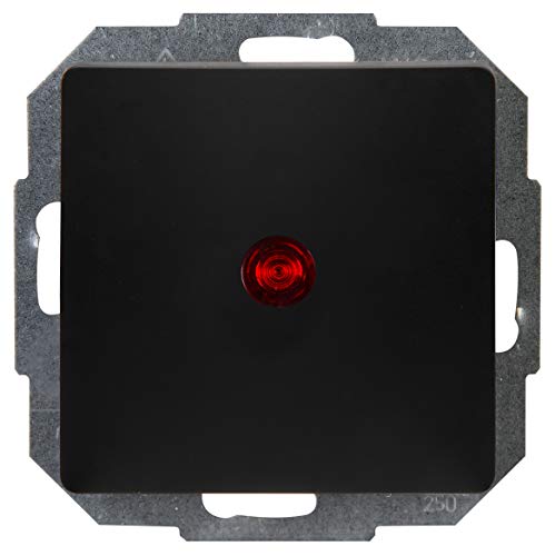 Kopp Paris 651674081 - Interruttore Di Controllo Da Incasso, Colore: Nero Opaco